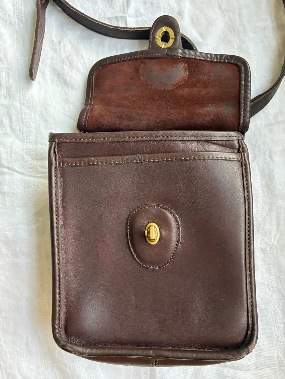 Vintage Coach Murphy bag mahogany